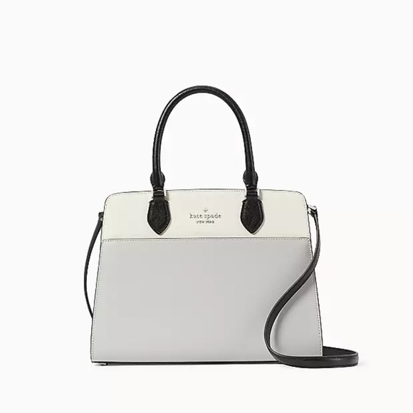 Kate Spade Madison Colorblock Saffiano Leather Medium Satchel
Platinum Grey
NWT - Picture 4 of 16